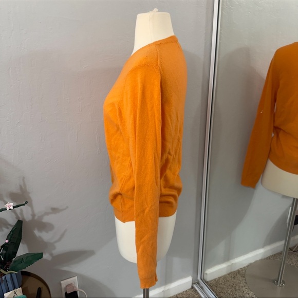 Magasin Du Nord 100% Premium Lambswool Sweater Orange - Picture 7 of 9